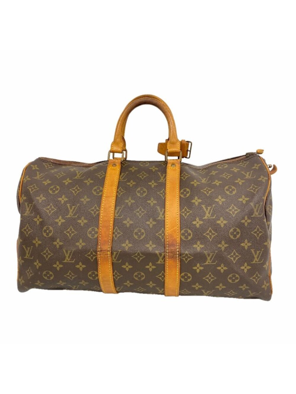 Louis Vuitton Boston Bag Monogram Keepall 45 Brown